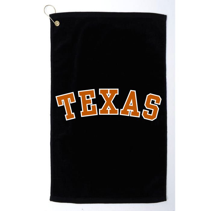 Cute Texas Fan Golf Towel