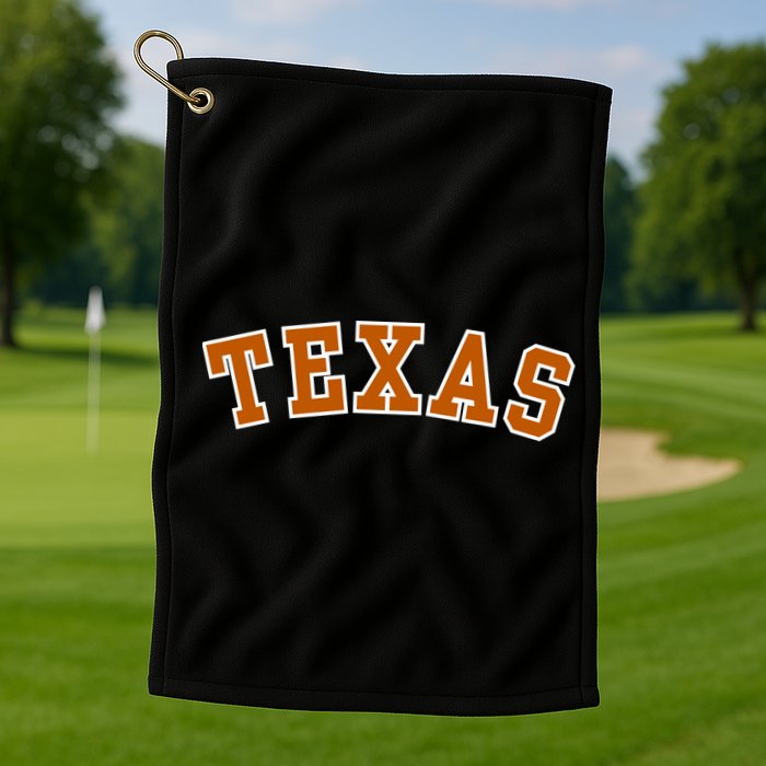 Cute Texas Fan Golf Towel