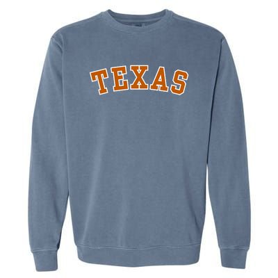 Cute Texas Fan Garment-Dyed Sweatshirt