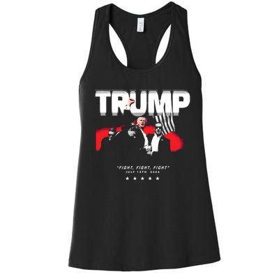 Ctespn Trump Fight Fight Fight July 13th 2024 Women's Racerback Tank