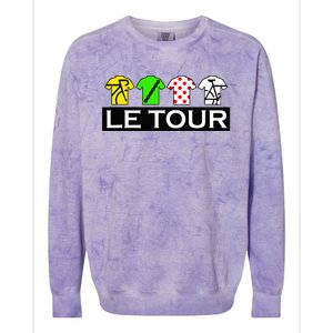 Cycling Tour Fan  Cycling Fan Colorblast Crewneck Sweatshirt