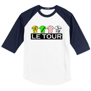 Cycling Tour Fan  Cycling Fan Baseball Sleeve Shirt