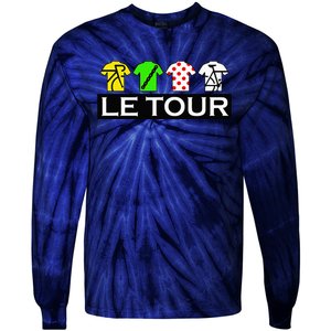 Cycling Tour Fan  Cycling Fan Tie-Dye Long Sleeve Shirt