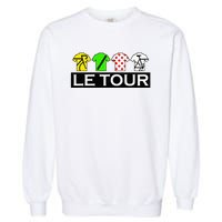 Cycling Tour Fan  Cycling Fan Garment-Dyed Sweatshirt