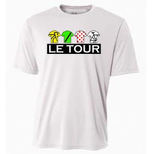 Cycling Tour Fan  Cycling Fan Cooling Performance Crew T-Shirt