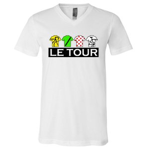 Cycling Tour Fan  Cycling Fan V-Neck T-Shirt