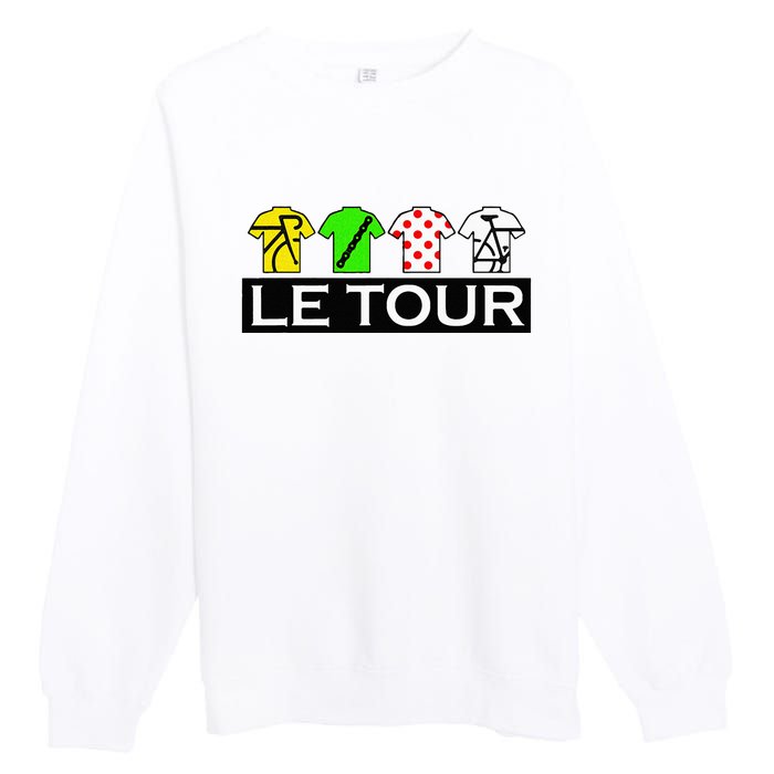 Cycling Tour Fan  Cycling Fan Premium Crewneck Sweatshirt