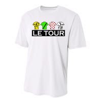 Cycling Tour Fan  Cycling Fan Performance Sprint T-Shirt