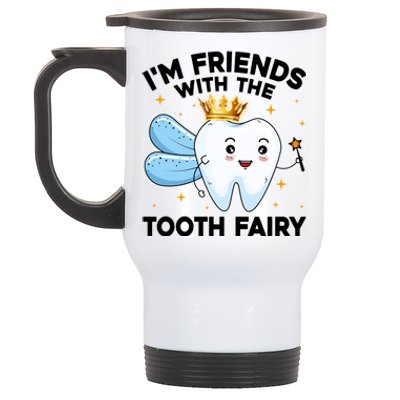 Cool Tooth Fairy Oral Dentist Dental Assistant Gift Stainless Steel Travel Mug