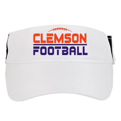 C.L.E.M.S.O.N. Ti.G.E.R. Football Scramble Adult Drive Performance Visor