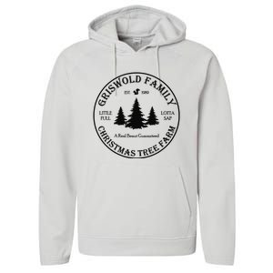 Christmas Tree Farm Griswold Performance Fleece Hoodie