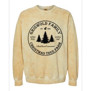 Christmas Tree Farm Griswold Colorblast Crewneck Sweatshirt