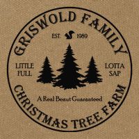 Christmas Tree Farm Griswold Cotton Canvas Backpack