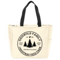 Christmas Tree Farm Griswold Zip Tote Bag