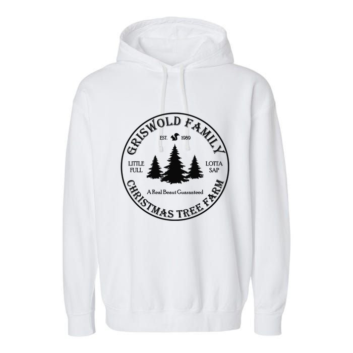 Christmas Tree Farm Griswold Garment-Dyed Fleece Hoodie