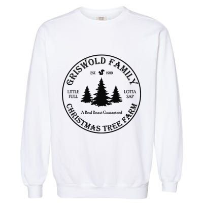 Christmas Tree Farm Griswold Garment-Dyed Sweatshirt