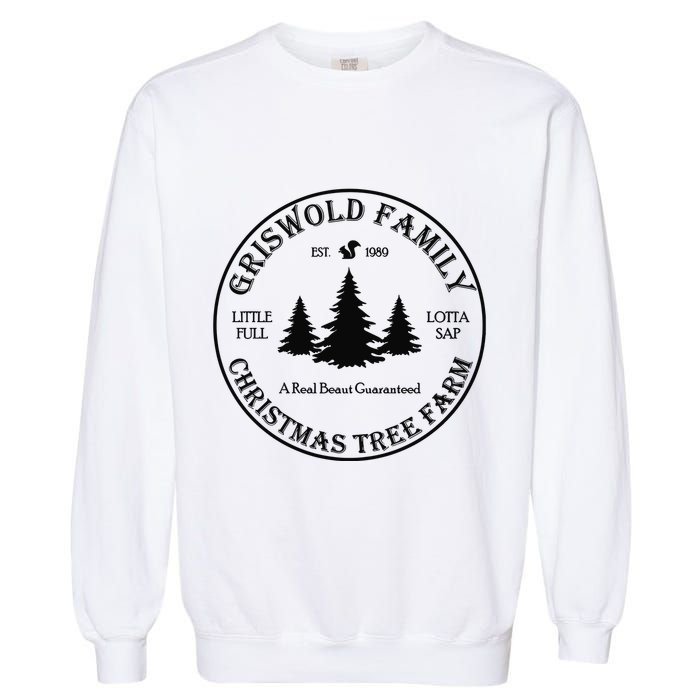 Christmas Tree Farm Griswold Garment-Dyed Sweatshirt