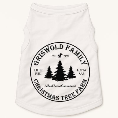 Christmas Tree Farm Griswold Doggie Tank