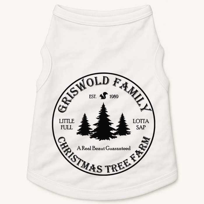 Christmas Tree Farm Griswold Doggie Tank