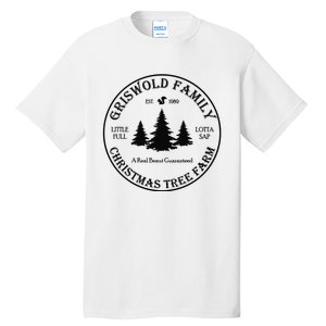 Christmas Tree Farm Griswold Tall T-Shirt