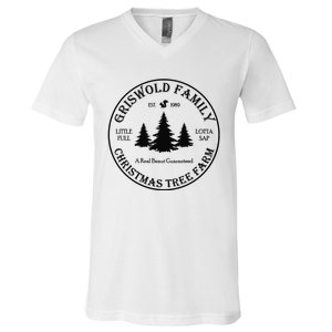 Christmas Tree Farm Griswold V-Neck T-Shirt