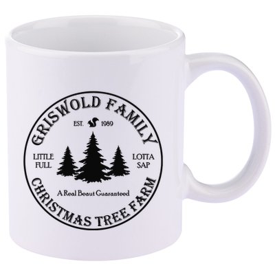 Christmas Tree Farm Griswold 11oz C Handle Ceramic Mug