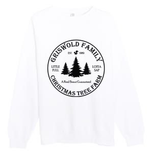 Christmas Tree Farm Griswold Premium Crewneck Sweatshirt