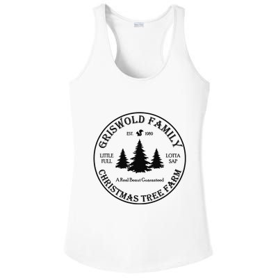 Christmas Tree Farm Griswold Ladies PosiCharge Competitor Racerback Tank