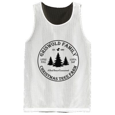 Christmas Tree Farm Griswold Mesh Reversible Basketball Jersey Tank