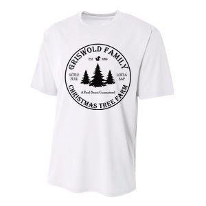 Christmas Tree Farm Griswold Performance Sprint T-Shirt