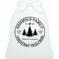 Christmas Tree Farm Griswold Ceramic Bell Ornament