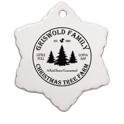 Christmas Tree Farm Griswold Ceramic Star Ornament