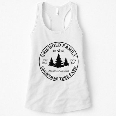 Christmas Tree Farm Griswold Womens Tank Top