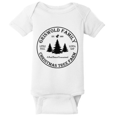Christmas Tree Farm Griswold Baby Bodysuit