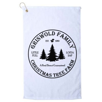 Christmas Tree Farm Griswold Golf Towel