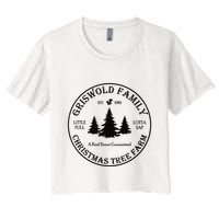 Christmas Tree Farm Griswold Crop Top