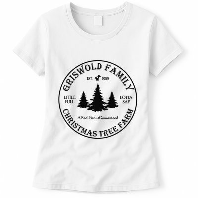 Christmas Tree Farm Griswold Womens T-Shirt