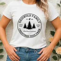 Christmas Tree Farm Griswold Womens T-Shirt