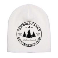 Christmas Tree Farm Griswold Short Acrylic Beanie