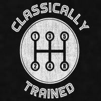 Classically Trained Funny Three Pedals Car Guys Ladies PosiCharge Tri-Blend Wicking Tank