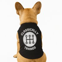 Classically Trained Funny Three Pedals Car Guys Doggie Tank