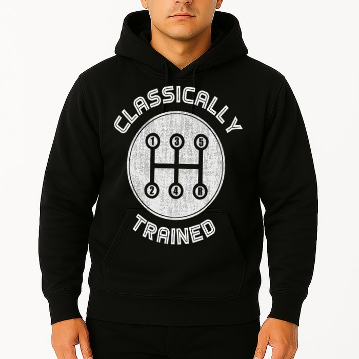 Classically Trained Funny Three Pedals Car Guys Hoodie