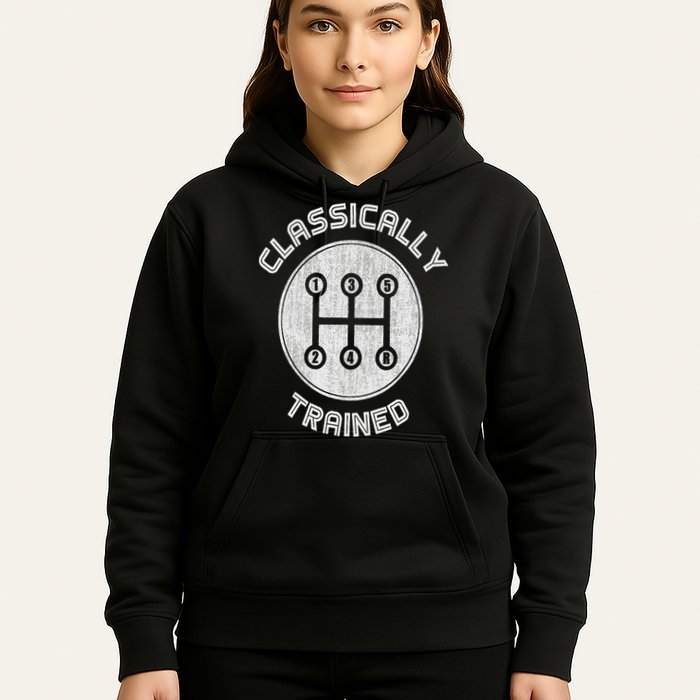 Classically Trained Funny Three Pedals Car Guys Hoodie