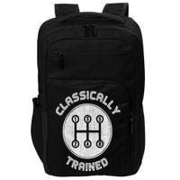 Classically Trained Funny Three Pedals Car Guys Impact Tech Backpack
