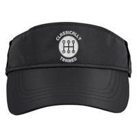 Classically Trained Funny Three Pedals Car Guys Adult Drive Performance Visor