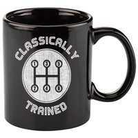 Classically Trained Funny Three Pedals Car Guys 11oz C Handle Ceramic Mug