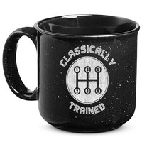 Classically Trained Funny Three Pedals Car Guys 15oz Campfire Ceramic Mug