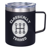Classically Trained Funny Three Pedals Car Guys 12oz Stainless Steel Coffee Mug