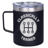 Classically Trained Funny Three Pedals Car Guys 12oz Stainless Steel Coffee Mug