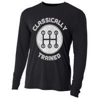 Classically Trained Funny Three Pedals Car Guys Cooling Performance Long Sleeve Crew